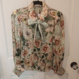 Alice + Olivia Bow Blouse